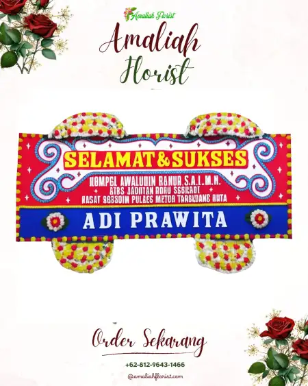 Papan Bunga Ucapan Selamat Blambangan